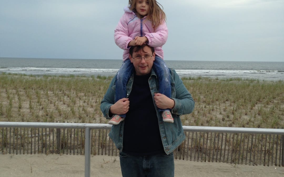 Winter coats on the beach