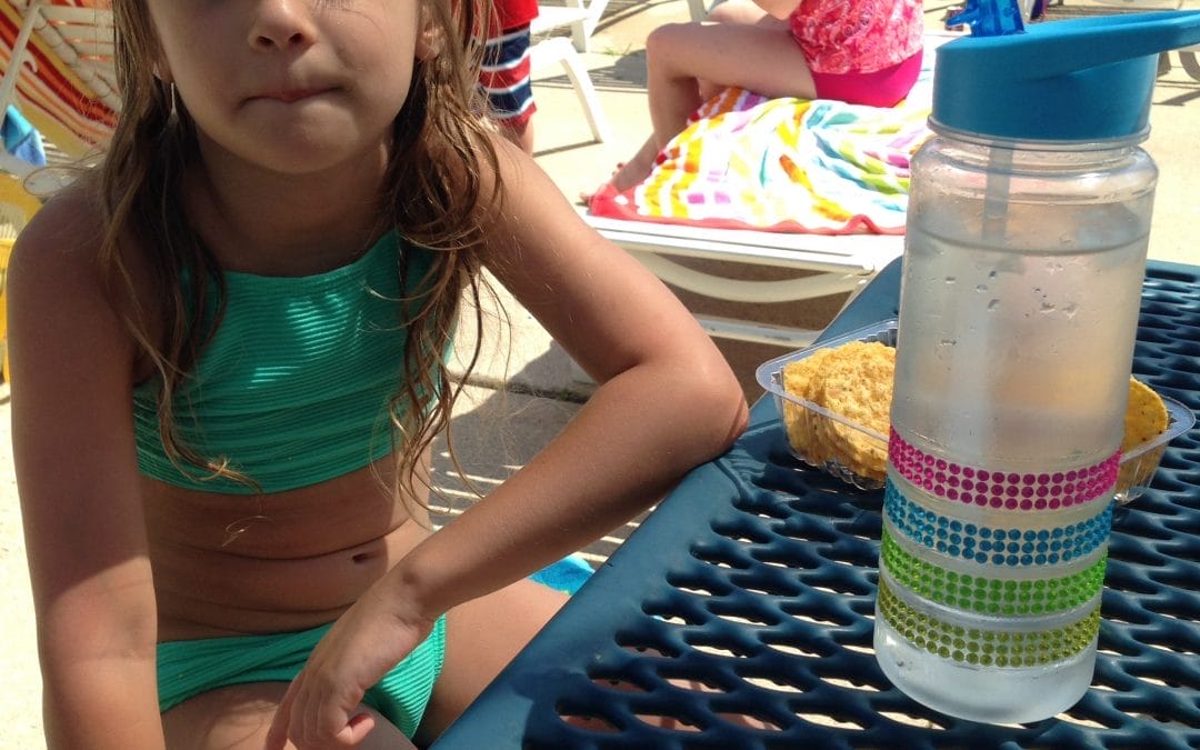 Cooling off at the pool