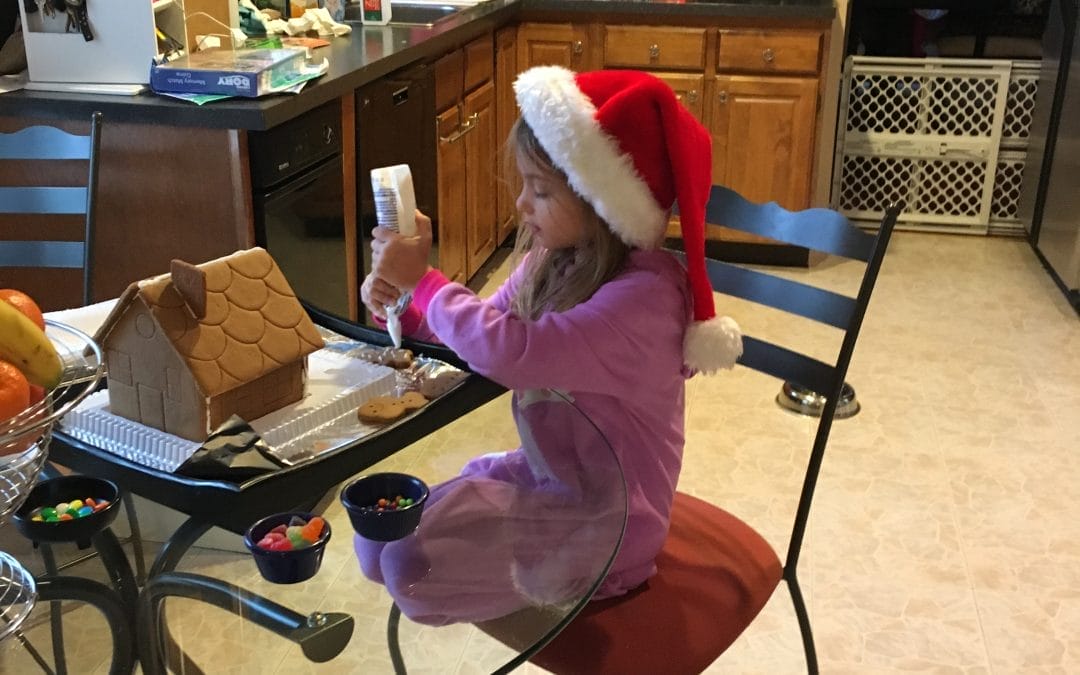 Making my gingerbread house