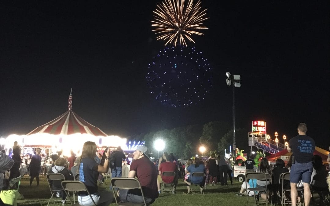 GloTwp day fireworks!