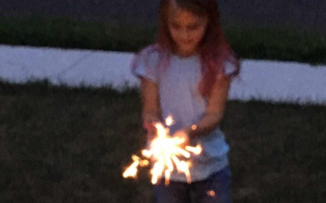 My first sparklers