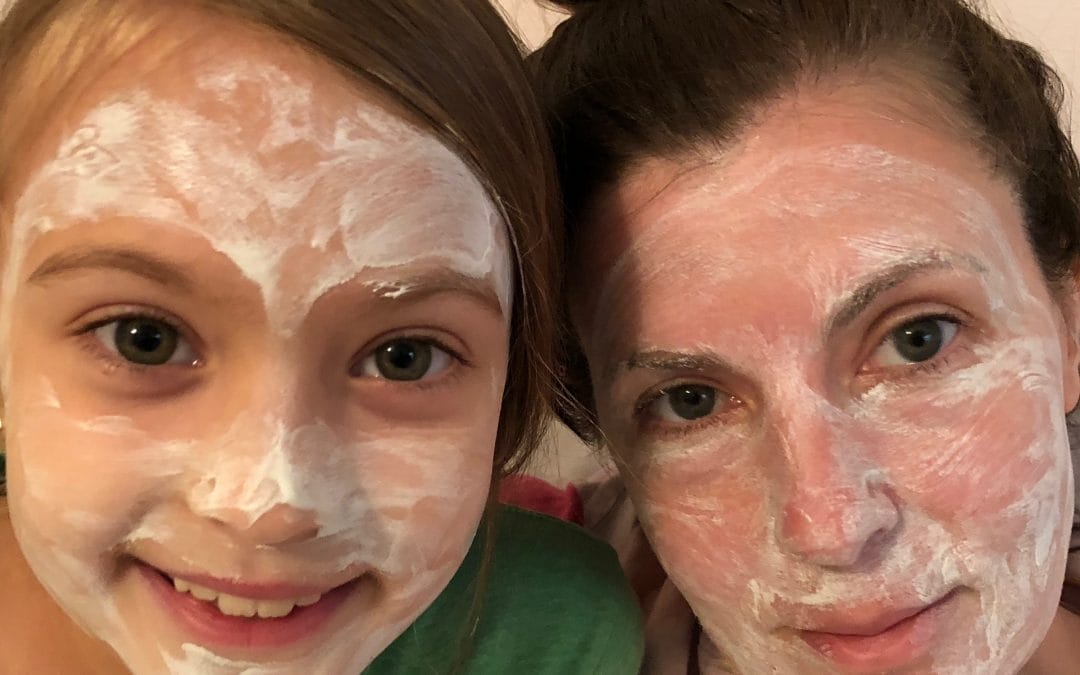 A quick home spa facial