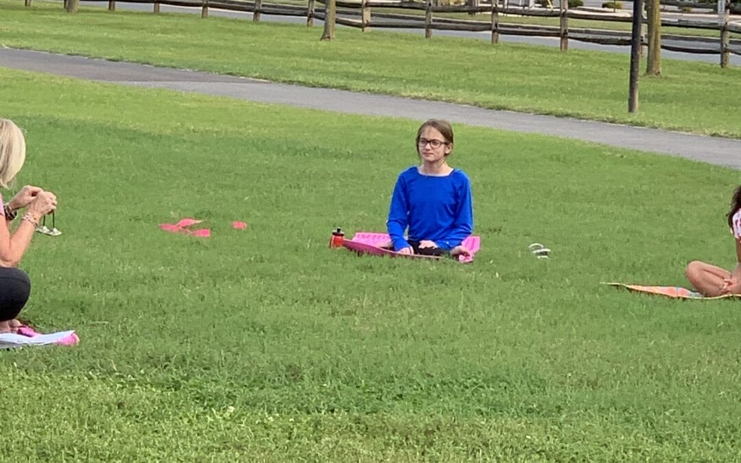 Yoga in the park